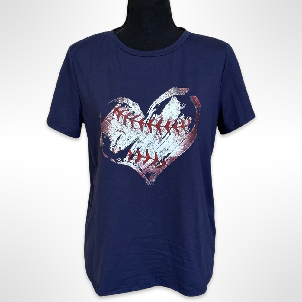 Baseball Heart Tee